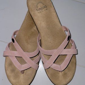 Bass leather sunjuns sandals